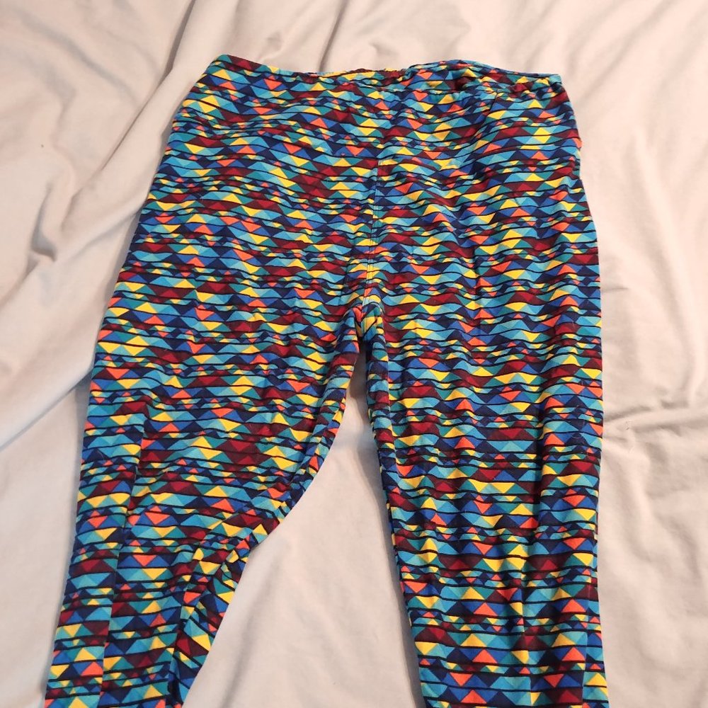 LuLaRoe TC stained glass leggings